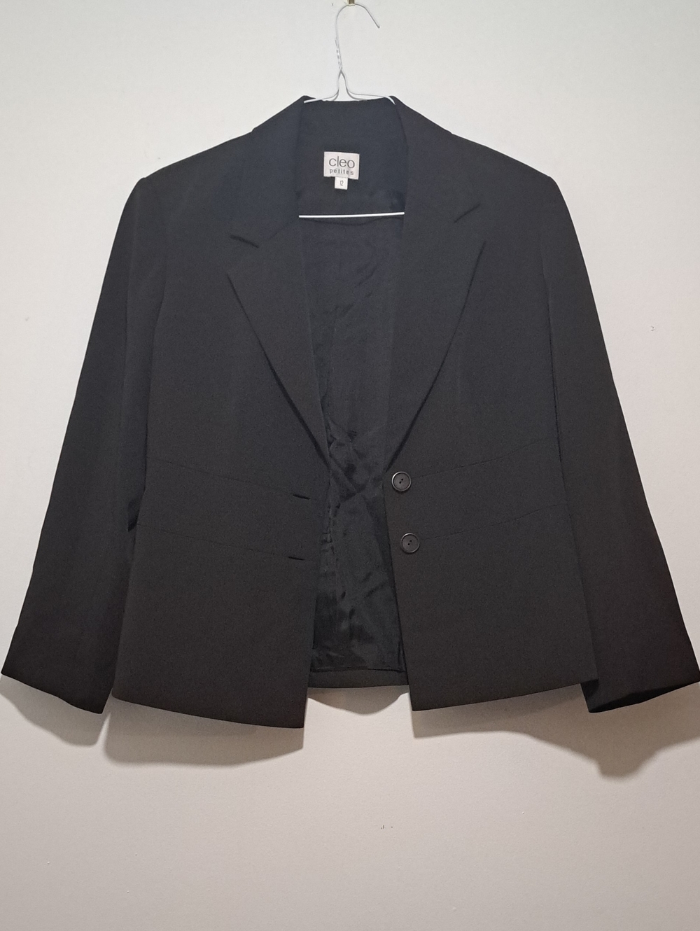 cleo Black Women's Two-Button Tailored Blazer